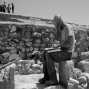 Henrik Brahe || Tell Aushariye. Taking notes during excavation. Henrik Brahe. Syria. 2005 || ©