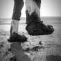 Henrik Brahe || Iraq 2016. Survey on the Rania Plain. Tell Golek. Muddy boots || ©